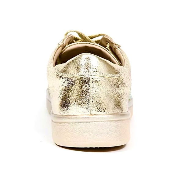 Lady Couture Paris Women’s Gold Rhinestone Sparkle Sneakers Size 10.5 NWOT - Picture 3 of 9